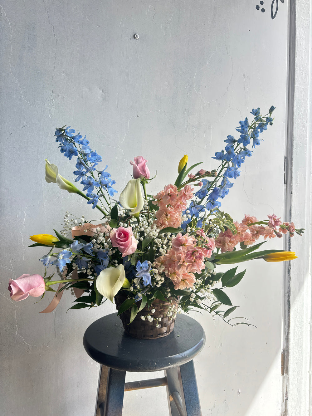 Peach & Periwinkle