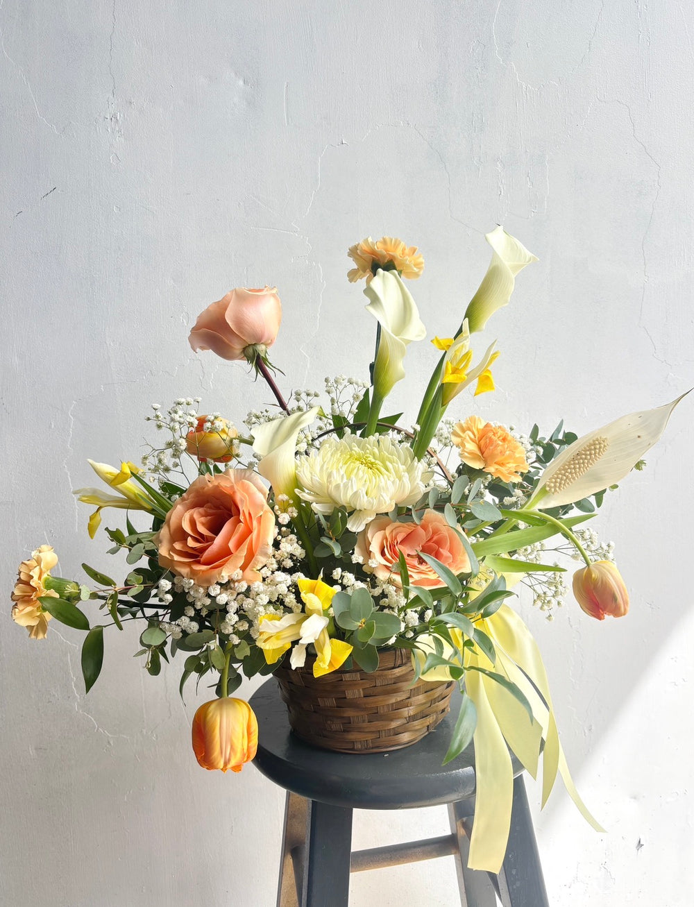 Apricot Spring Basket