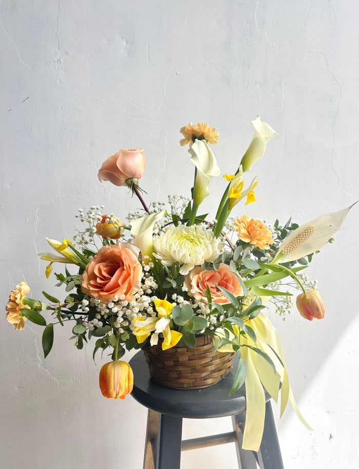 Apricot Spring Basket