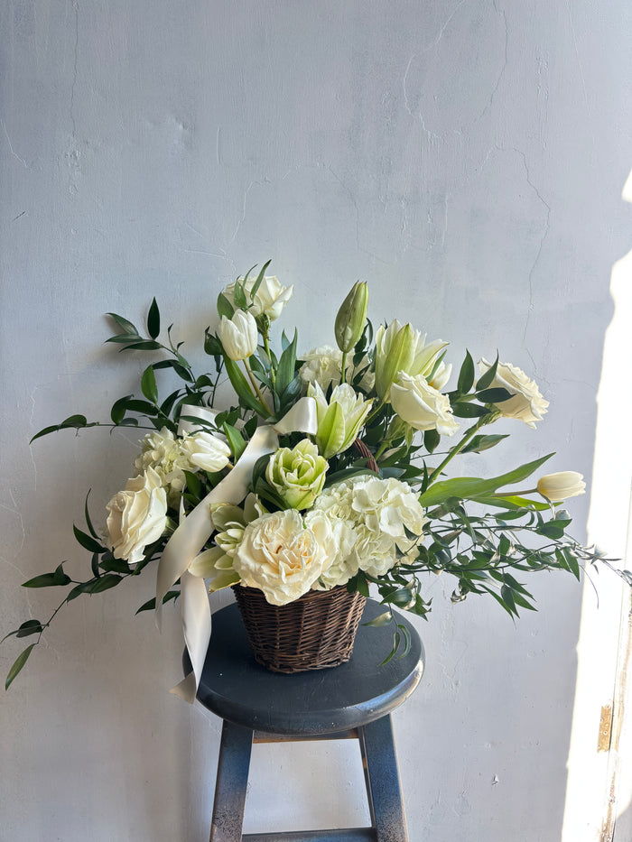 Sympathy Flower Basket